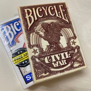 Civil War Bicycle Playing Cards NEW